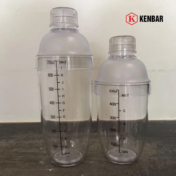 Bình lắc shaker nhựa (500ml – 700ml) 2