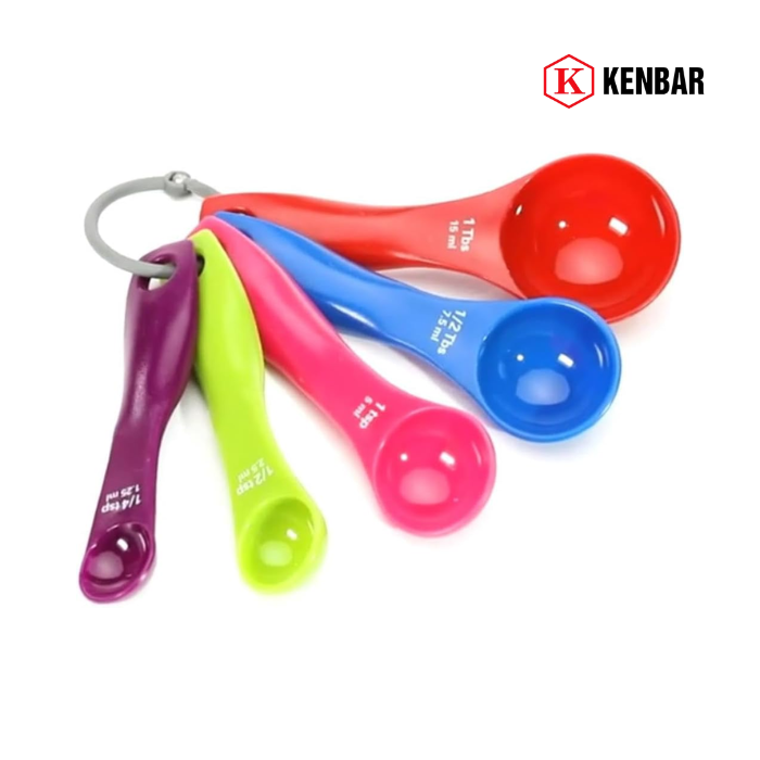 Bộ Muỗng Đong Pha Chế Nhựa 5 Cái 1