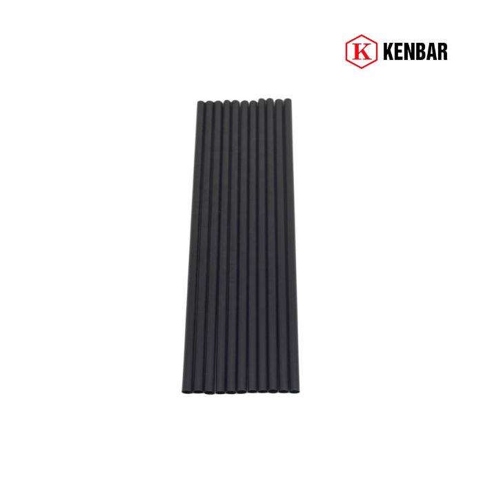 Ống hút phi 12 đen có màng bọc 500g 1