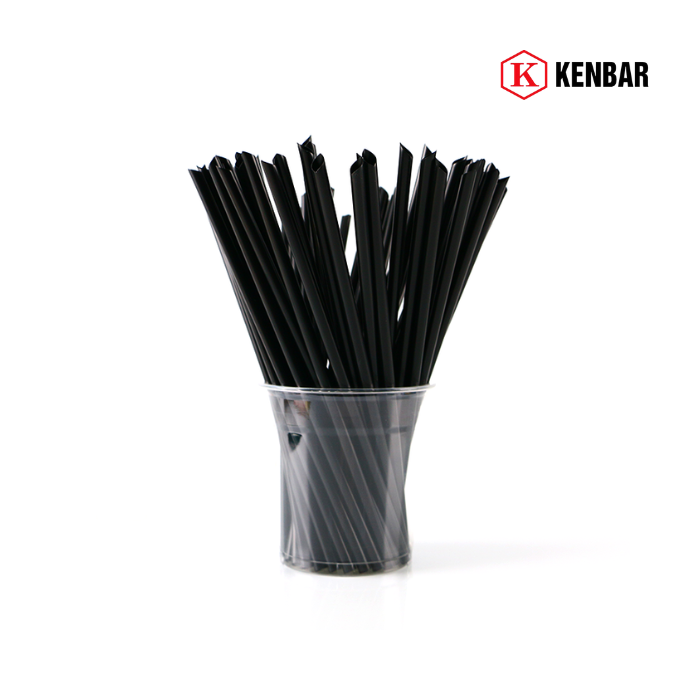 Ống hút phi 6 đen không màng bọc 500g 1