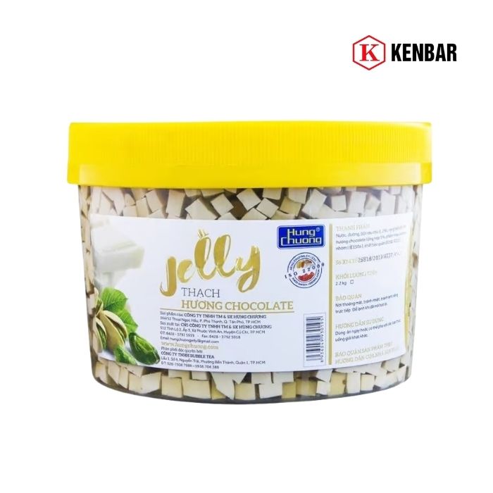 Thạch Jelly Chocolate Hùng Chương 2.2Kg 1