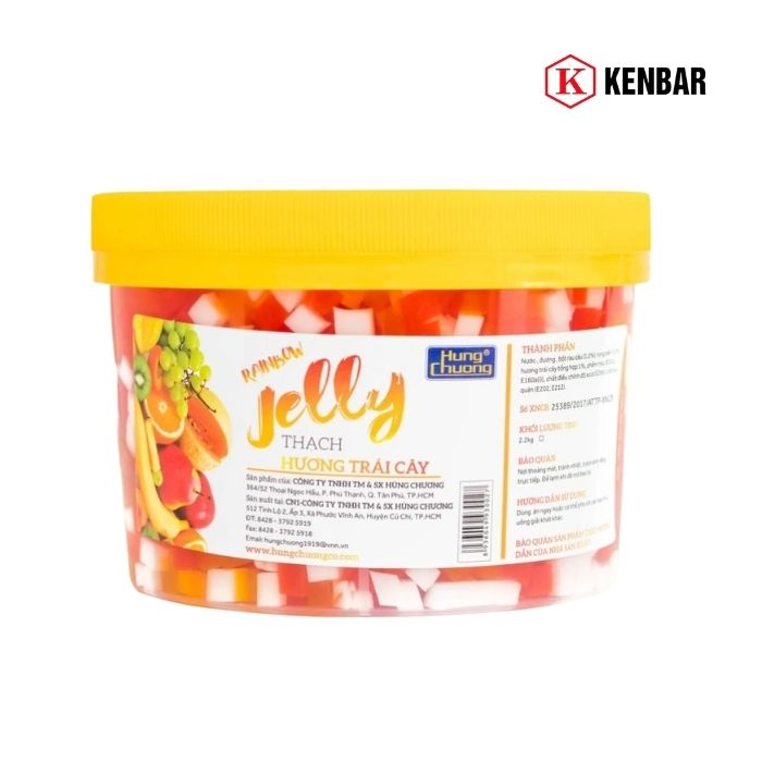 Thạch Jelly Trái Cây Hùng Chương 2.2Kg 1 Thạch Jelly Trái Cây Hùng Chương 2.2Kg 1
