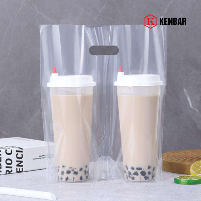 Túi PE trong suốt có quai 1kg 2 ly 2