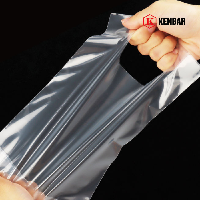 Túi PE trong suốt có quai 1kg 3