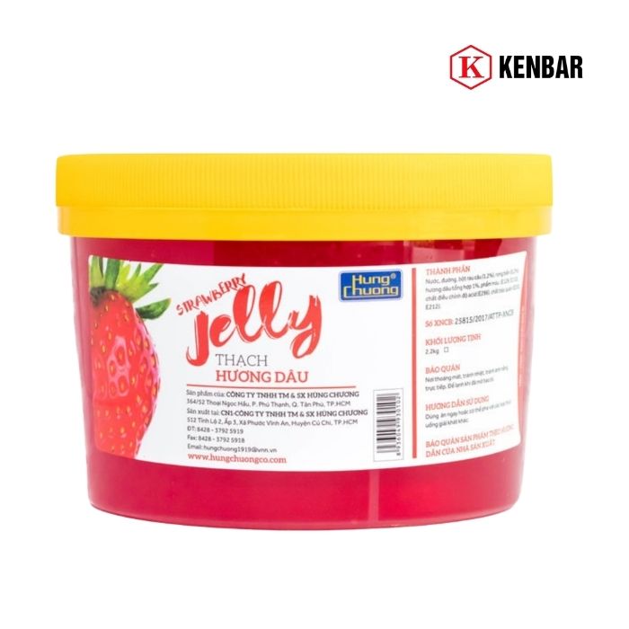 Thạch Jelly Dâu Hùng Chương 2.2Kg 1 Thạch Jelly Dâu Hùng Chương 2.2Kg 1