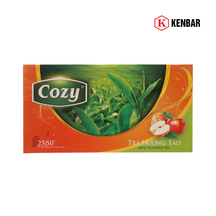 Trà Túi Lọc Cozy hương táo hộp 50g 2