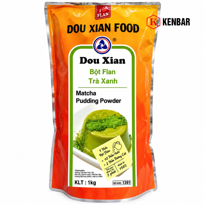 Bột Pudding Matcha Douxian