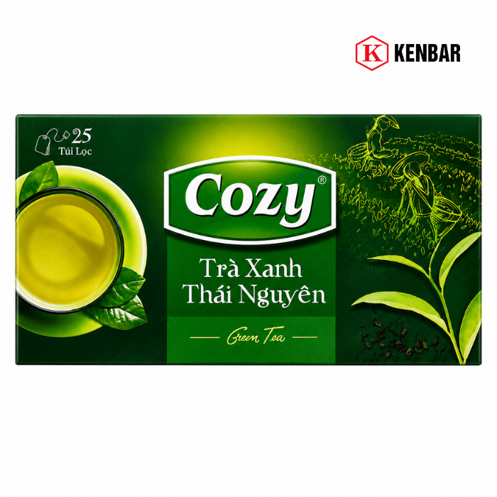 Trà Túi Lọc Cozy Trà Xanh Hộp 50G