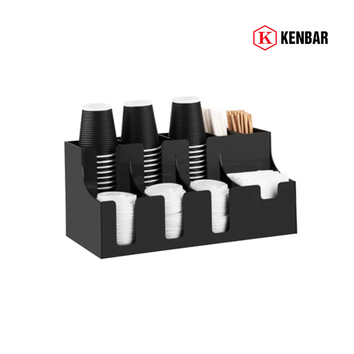 Khay Đựng Ly Nhựa Mang Đi 9 Ngăn 2 Tầng 1