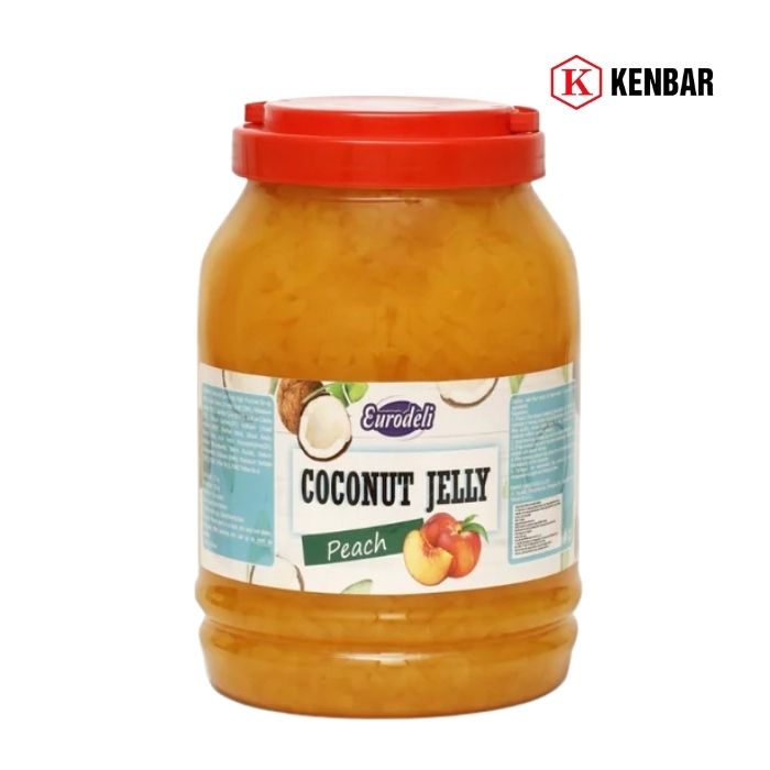 Thạch Dừa Vị Đào Eurodeli 3.8Kg 1