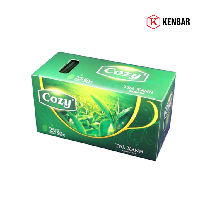 Trà Túi Lọc Cozy Trà Xanh hộp 50g 1