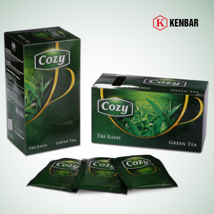 Trà Túi Lọc Cozy Trà Xanh hộp 50g 2