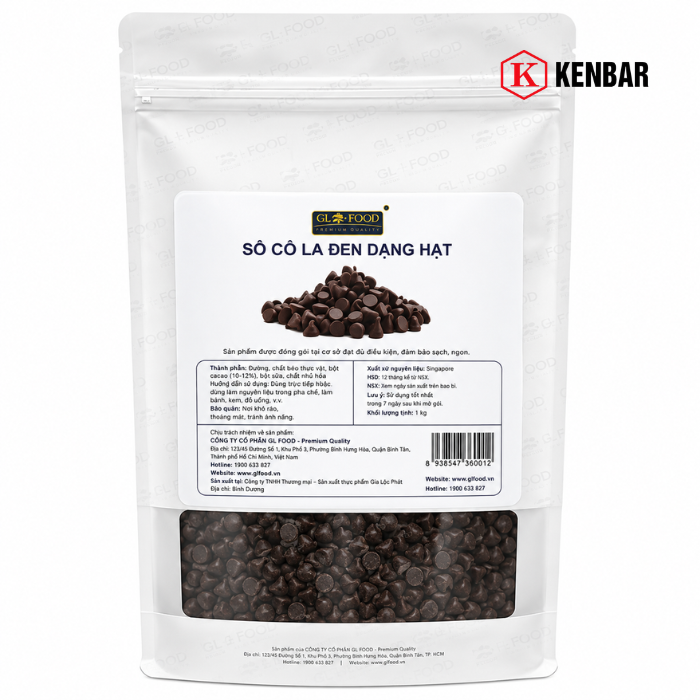 Socola Chip Đen Gói 1KG