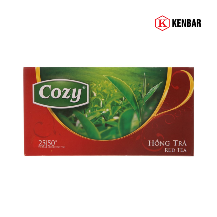 Trà Túi Lọc Cozy Hồng Trà hộp 50g 2