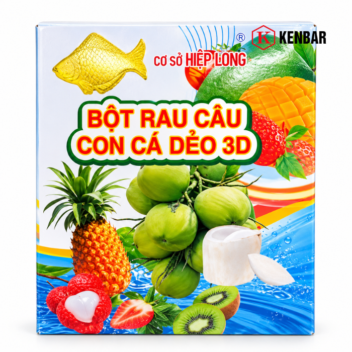 Bột Rau Câu Con Cá Dẻo (Hộp)