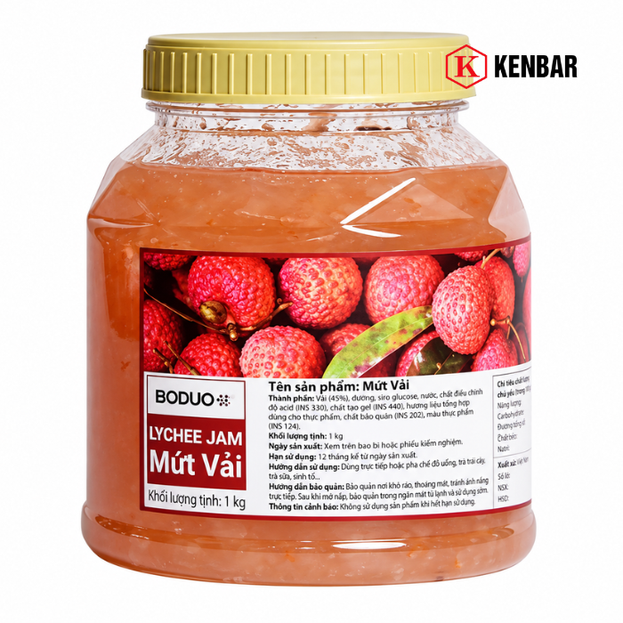 Mứt Vải Boduo 1KG