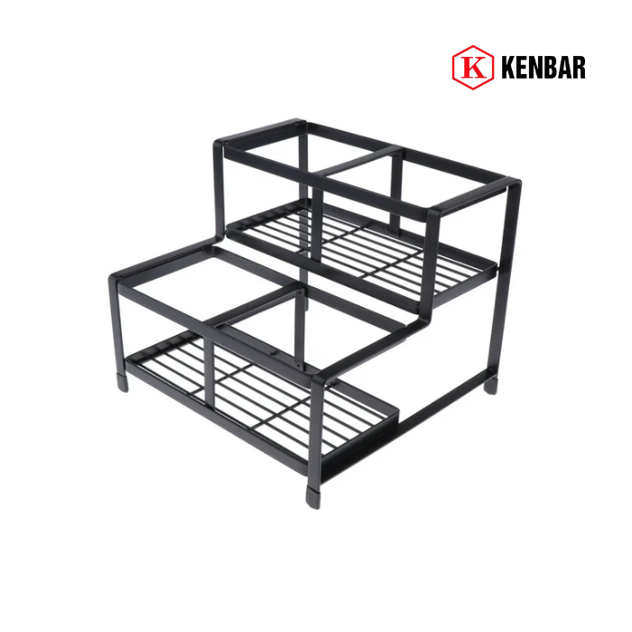 Kệ Sắt Đựng Siro 4 Ngăn 2