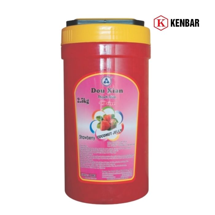 Thạch Dừa Douxian Dâu 2.5Kg 1