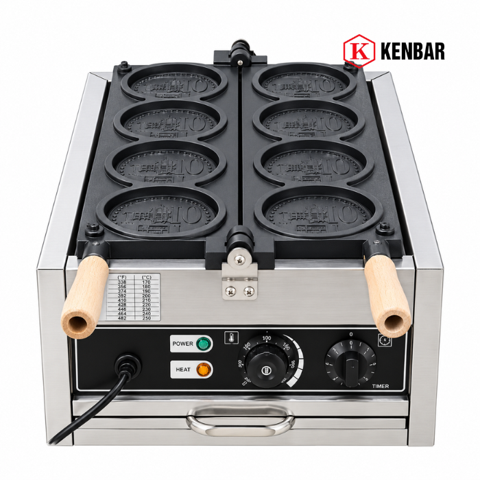Máy Làm Bánh Đồng Xu Phô Mai 4 Khuôn