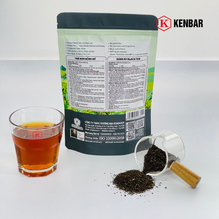 Trà Đen Đỉnh Ký Kenbar 200g 2