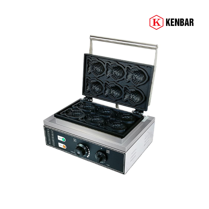 Máy làm bánh cá Taiyaki 6 con (nhỏ) 1