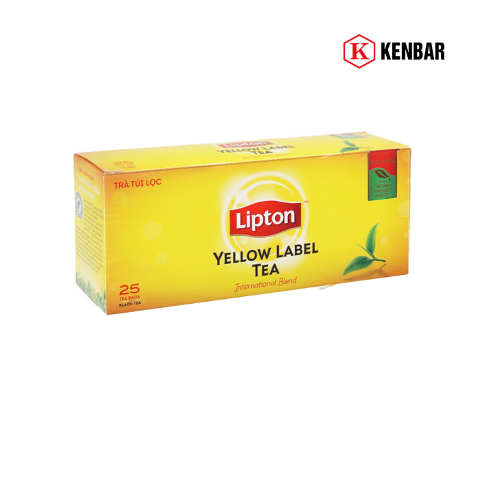 Trà Túi Lọc Lipton Nhãn Vàng hộp 25 gói 1