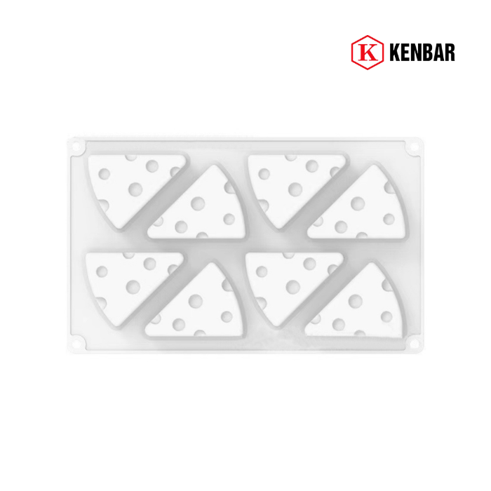 Khuôn Silicon Làm Bánh 8 Hình Phô Mai 2