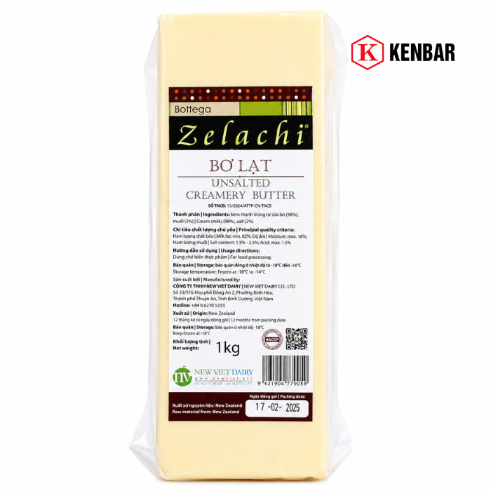 Bơ Lạt Bottega Zelachi 1KG