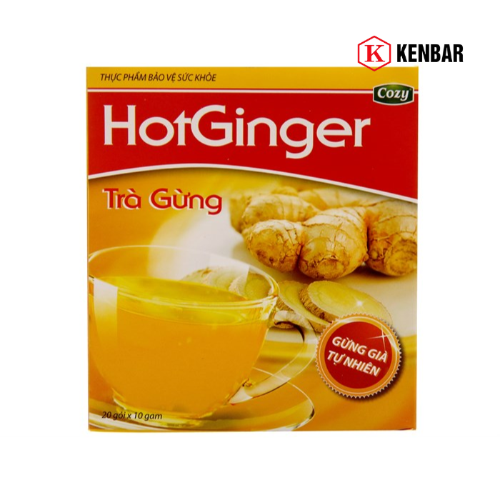 Trà Gừng Hòa Tan Cozy Hotginger Hộp 200g 2