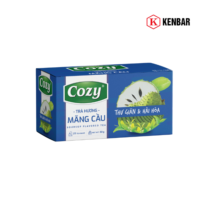 Trà Túi Lọc Cozy hương mãng cầu hộp 50g 1