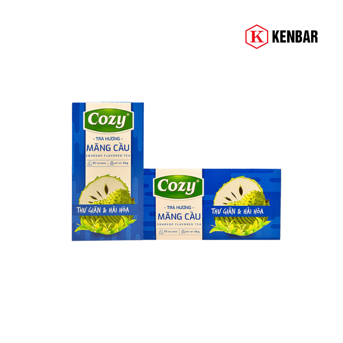 Trà Túi Lọc Cozy hương mãng cầu hộp 50g 2