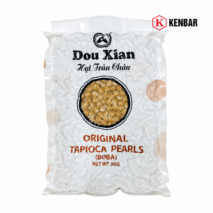 Trân Châu Đường Đen Hạt 2.2 Douxian 3KG