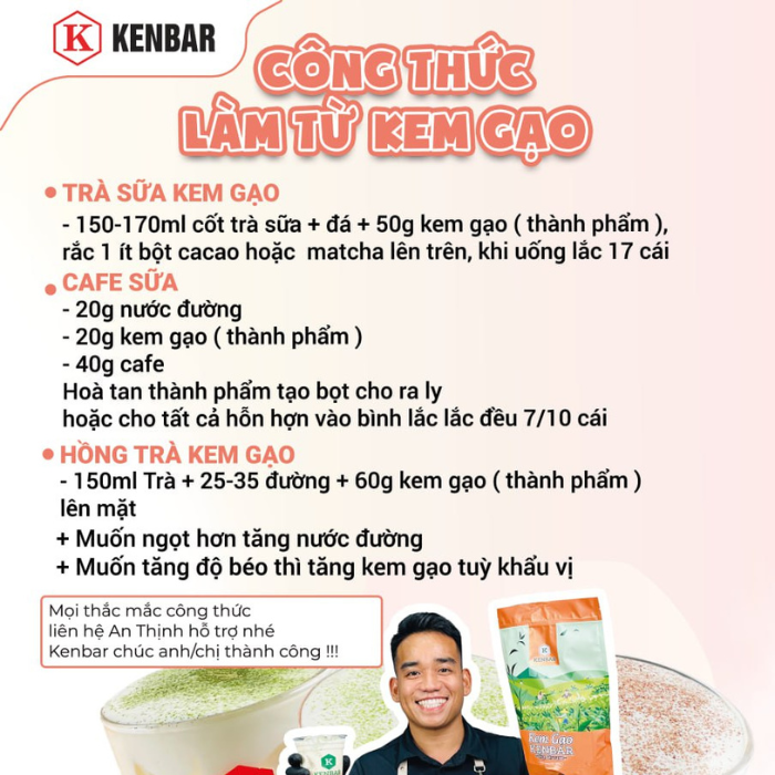 Bột Kem Gạo KENBAR 1Kg 7