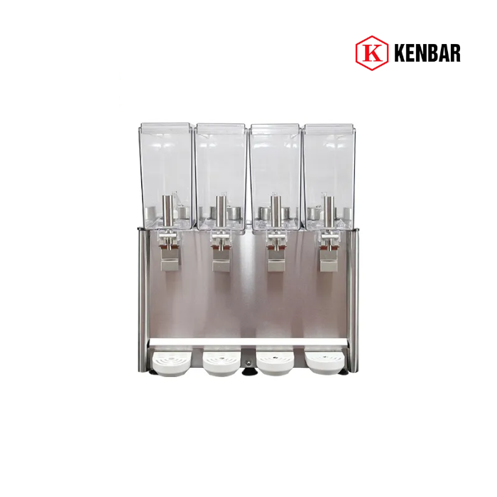 Máy làm lạnh nước trái cây 4 ngăn Inox 304 1