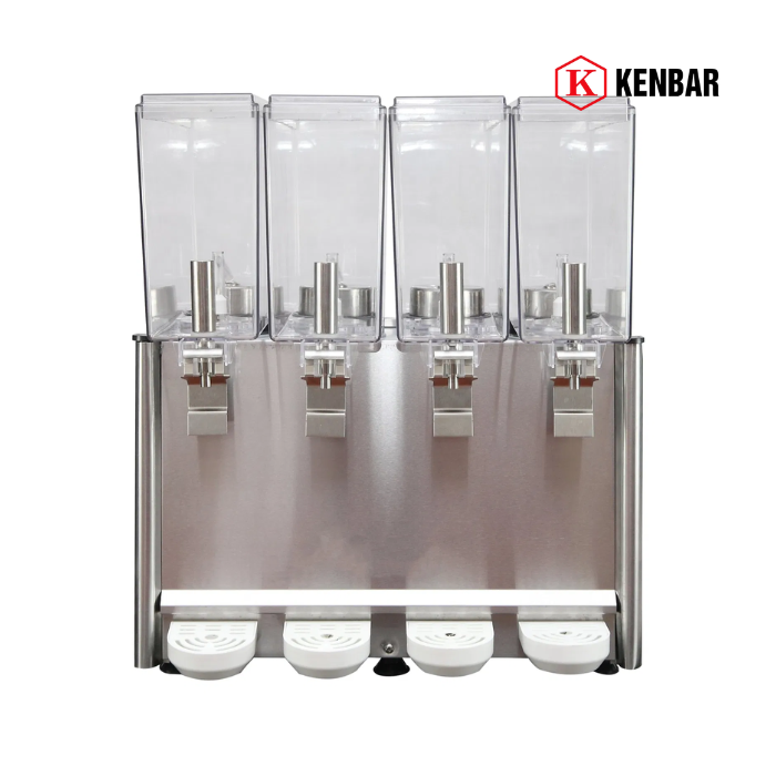 Máy làm lạnh nước trái cây 4 ngăn Inox 304 4