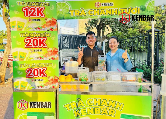 Xe Bán Trà Chanh Túi Zip – Mô Hình Hot Nhất Cho Người Mới Bắt Đầu