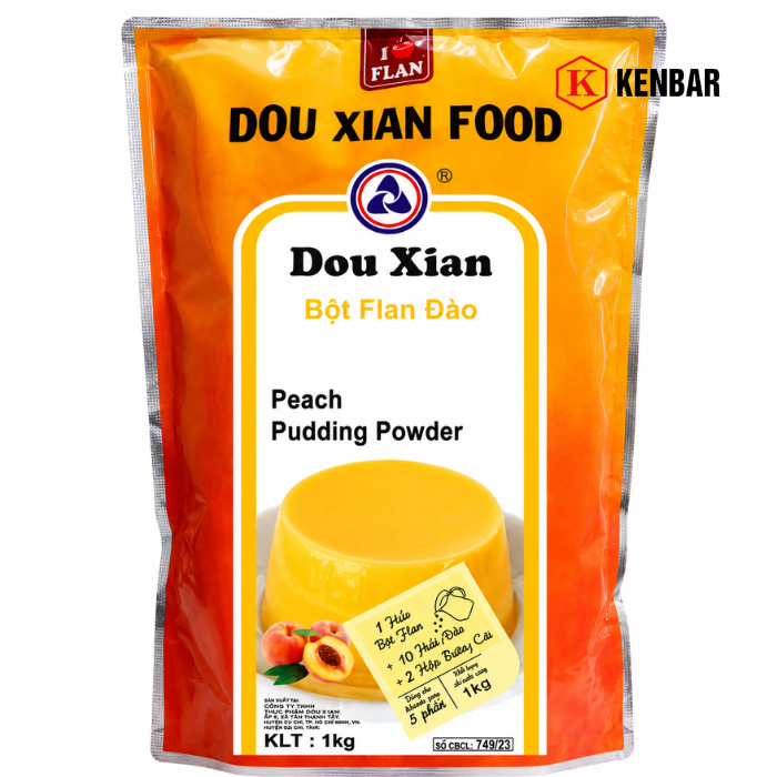 Bột Flan Hương Đào (Douxian)
