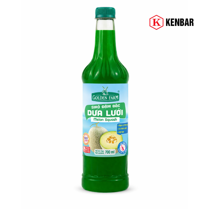 Siro Dưa Lưới Đậm Đặc Golden Farm 700Ml