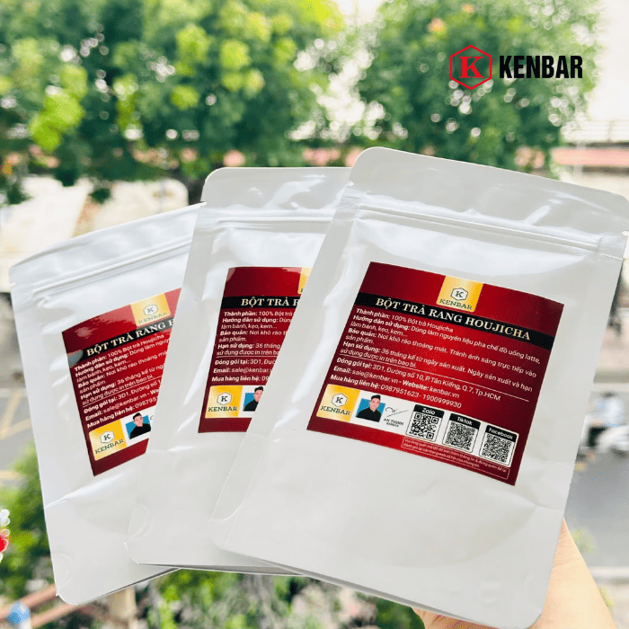 Bột Trà Rang Houjicha Kenbar 50G 2