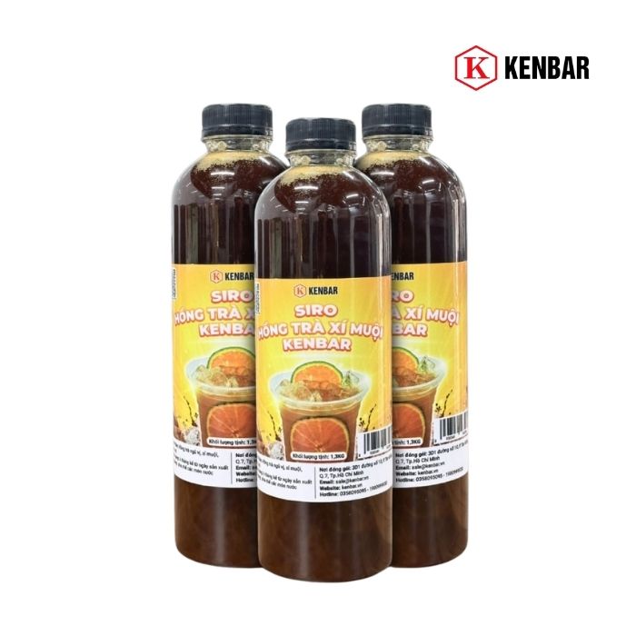 Siro Hồng Trà Xí Muội Kenbar 1