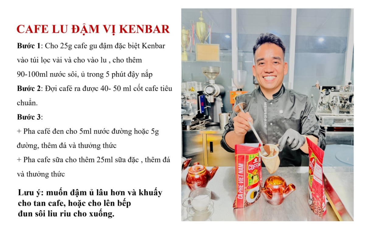 Combo Cà Phê LU: Vợt + Lu gốm + Cây Nén + Cà Phê Rang Xay 200Gr - Ảnh 9