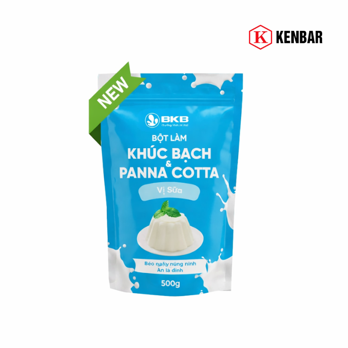 Bột Khúc Bạch BKB (Sữa, Trà Xanh, Socola, Xoài, Dâu) 500G