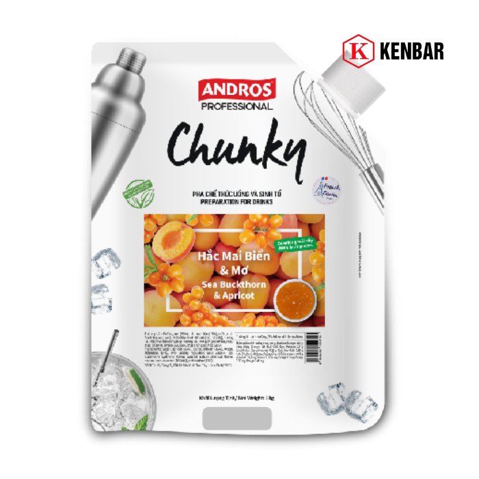 Mứt Chunky Hắc Mai Biển Và Mơ