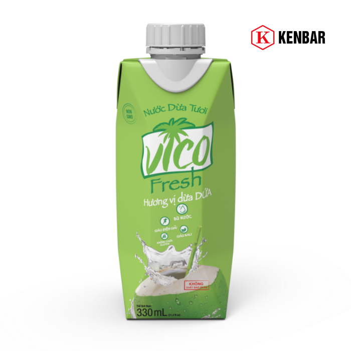 Nước Dừa Vicofresh Dứa 330ML