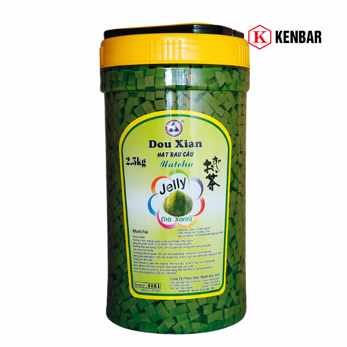 Thạch Jelly Matcha Douxian 2.5Kg
