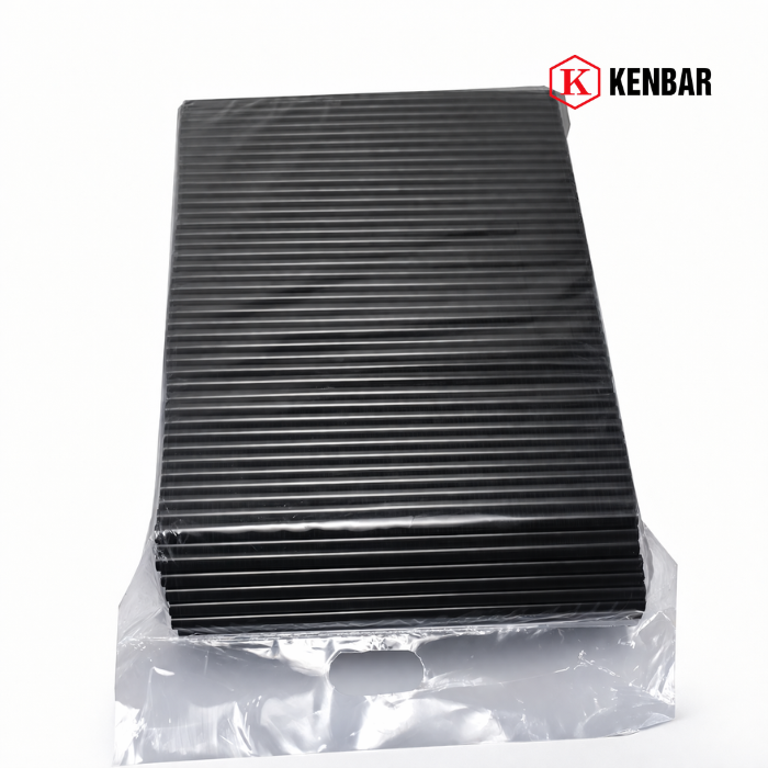 Ống Hút Đen Không Màng Bọc Phi 12/500G