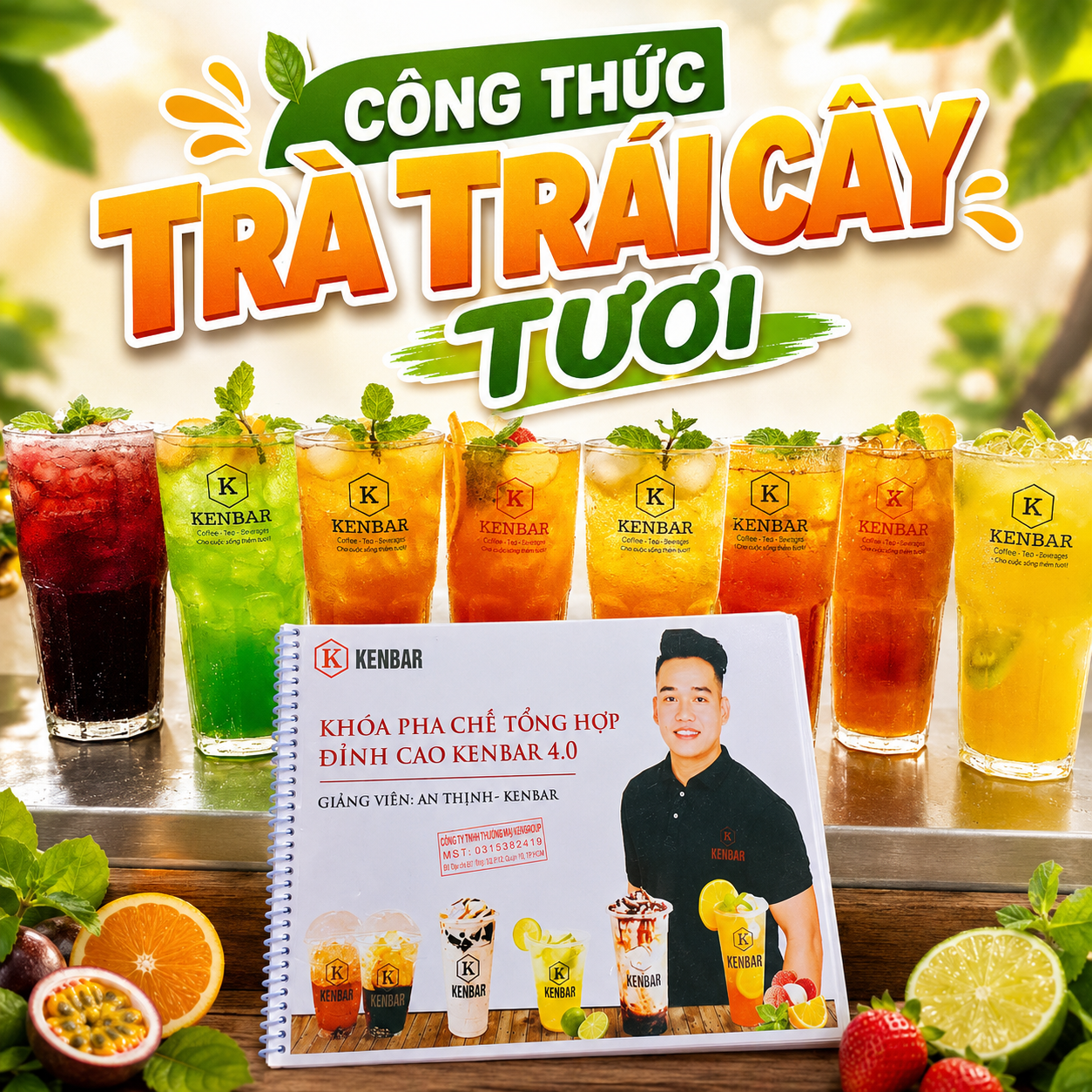 Công Thức Trà Trái Cây Tươi