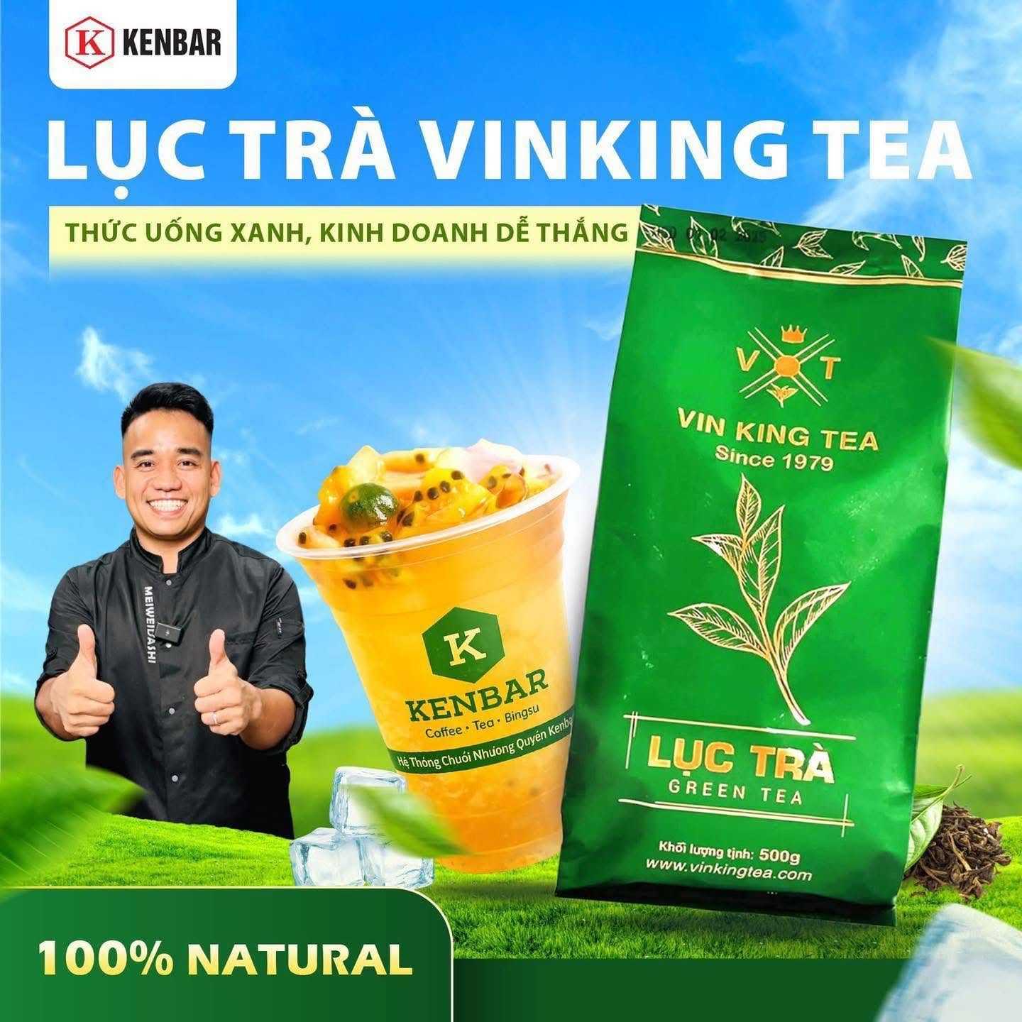 Lục trà Vin King Tea