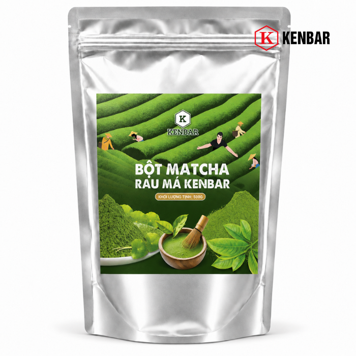 Bột Matcha Rau Má Kenbar 500G
