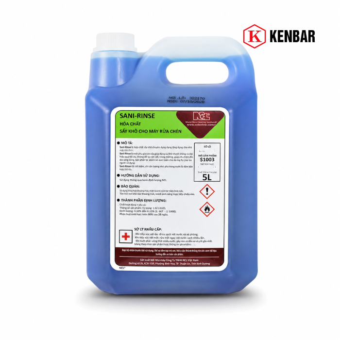 Dung Dịch Sấy Khô Sani Rinse 20L